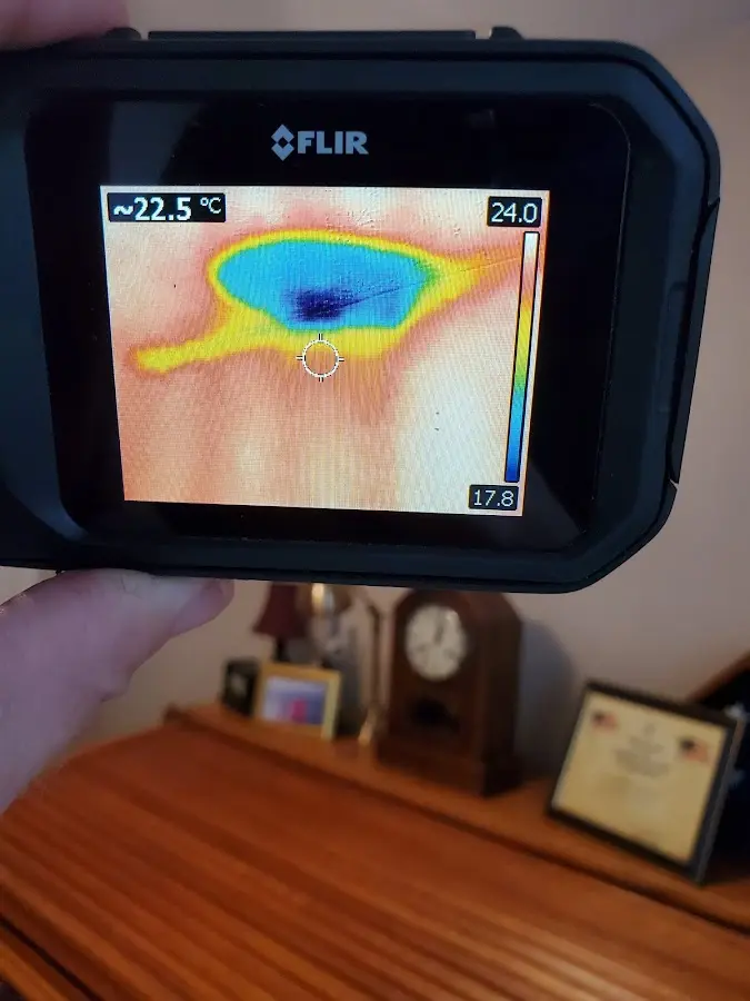 Thermal imaging inspection for water damage in Colesville