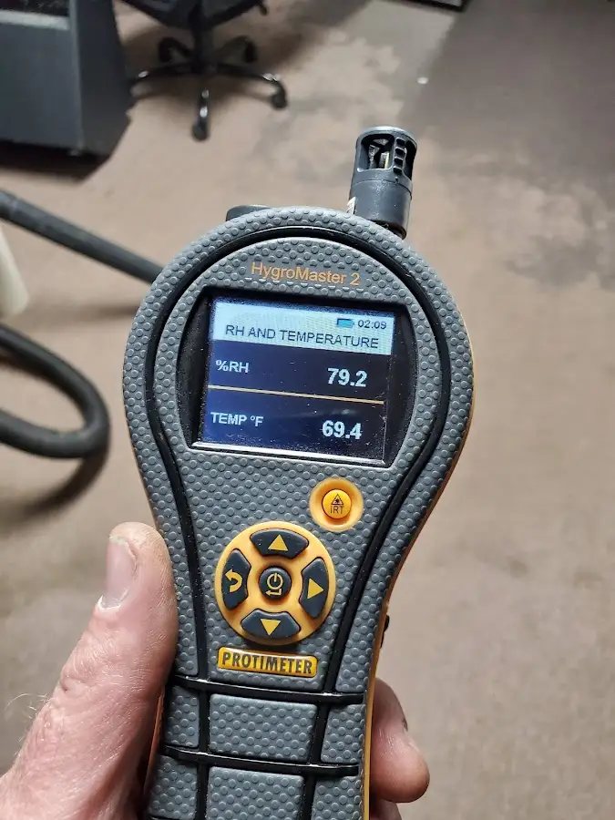 Moisture meter humidity assessment for Mold Remediation & Removal in Colesville